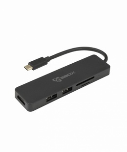  Sbox TCA-51 USB Type-C->HDMI/USB-3.0/SD+TF  Hover
