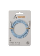  Sbox TYPE-C-1-BL Type C - Type C M/M 1m Blue