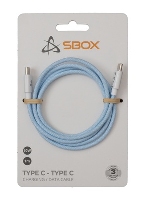  Sbox TYPE-C-1-BL Type C - Type C M/M 1m Blue  Hover