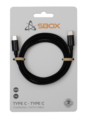  Sbox Type C - Type C M/M 1m black TYPEC-1-B  Hover