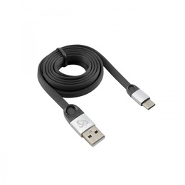  Sbox USB 2.0-Type-C/2.4A black/silver 1.5M