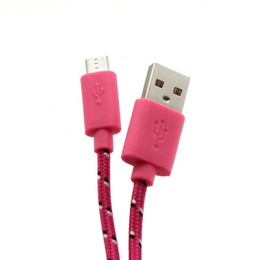  Sbox USB->Micro USB 1M USB-1031P pink