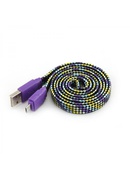  Sbox USB->Micro USB 2.0 M/M 1m colorfull blister purple Hover
