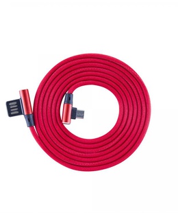  Sbox USB->Micro USB 90 M/M 1.5m USB-MICRO-90R strawberry red  Hover