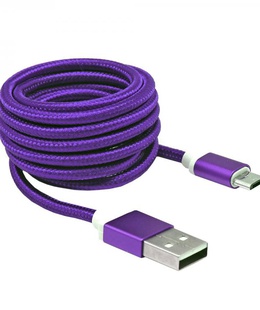  Sbox USB->Micro USB M/M 1m USB-10315U plum purple  Hover