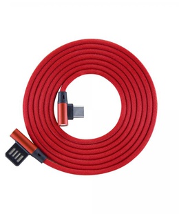  Sbox USB->Type-C 90 m/m 1.5m Type-C-90R Strawberry Red  Hover