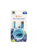  Sbox USB->Type C M/M 1.5m CTYPE-1.5BL blue Hover