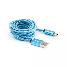  Sbox USB->Type C M/M 1.5m CTYPE-1.5BL Blue