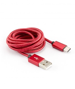  Sbox USB->Type-C M/M 1.5m CTYPE-1.5R strawberry red  Hover