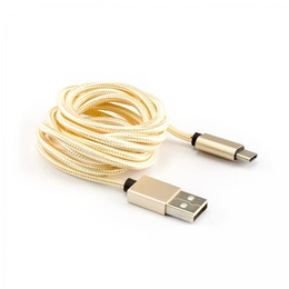 Sbox USB-TYPEC-15G USB->Type C M/M 1.5m fruity gold