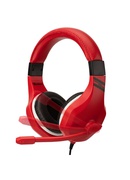 Austiņas Subsonic Gaming Headset Football Red Hover