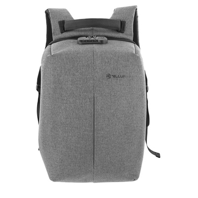  Tellur 15.6 Notebook Backpack Antitheft V2, USB Port, Gray