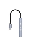  Tellur 4in1 USB-C 3.1 Hub Aluminum, Grey Hover