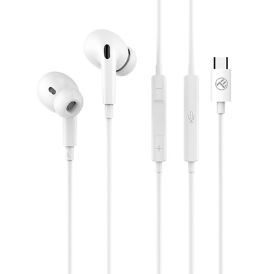 Austiņas Tellur Attune in-ear Headphones Type-C White