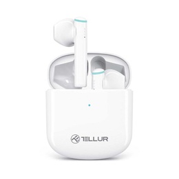 Austiņas Tellur Aura True Wireless Earphones APP white