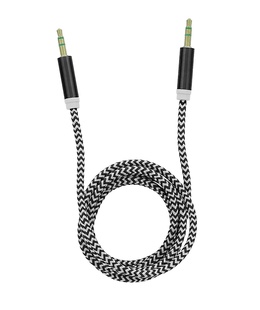  Tellur Basic Audio Cable aux 3.5mm Jack 1m Black  Hover