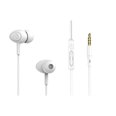 Austiņas Tellur Basic Gamma Wired In-Ear Headphones White