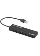  Tellur Basic USB Hub, 4 ports, USB 2.0 Black Hover