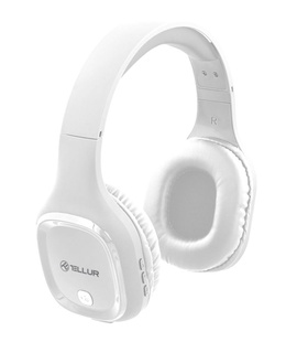 Austiņas Tellur Bluetooth Over-Ear Headphones Pulse white  Hover