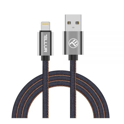  Tellur Data Cable Apple MFI Certified USB to Lightning 1m Denim