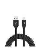  Tellur Data Cable Extendable USB to Lightning 3A 1.8m Black Hover