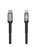  Tellur Data Cable Type-C To Lightning, 2A PD18W 1m Nylon Black