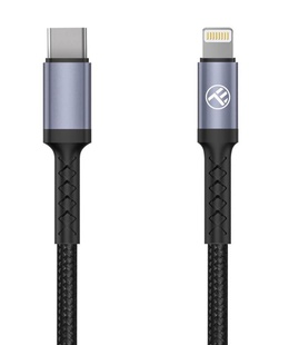  Tellur Data Cable Type-C To Lightning, 2A PD18W 1m Nylon Black  Hover