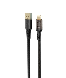  Tellur Data Cable USB to Lightning 2.4A 100cm Black  Hover