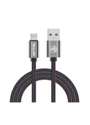  Tellur Data cable, USB to Micro USB, 1m denim