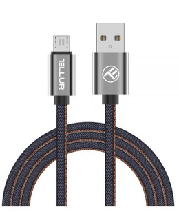  Tellur Data cable, USB to Micro USB, 1m denim  Hover