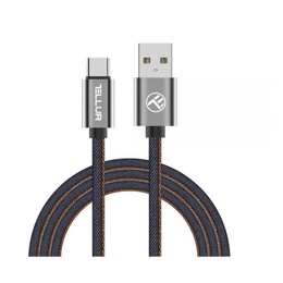  Tellur Data cable, USB to Type-C, 1m Denim