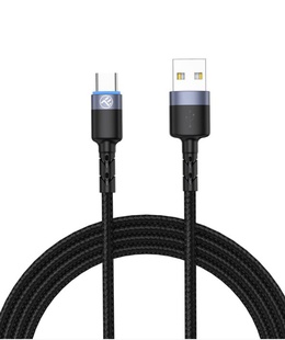  Tellur Data Cable USB to Type-C LED Light Nylon 2m Black  Hover