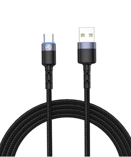  Tellur Data Cable USB to Type-C LED Nylon Braided 1.2m Black  Hover