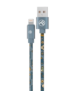  Tellur Graffiti USB to Lightning Cable 3A 1m Blue  Hover