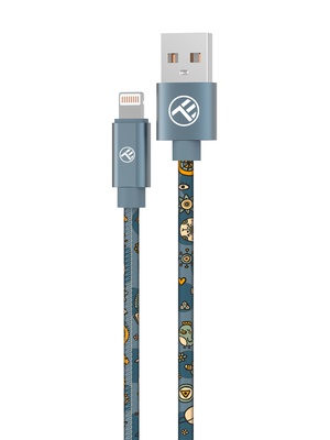  Tellur Graffiti USB to Lightning Cable 3A 1m Blue  Hover