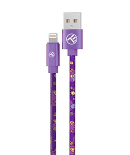  Tellur Graffiti USB to Lightning Cable 3A 1m Purple  Hover