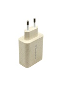  Tellur Green 38W dual port charger Type-C PD20W + USB QC3.0, cream Hover