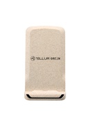  Tellur Green Qi wireless fast desk charger, 15W, Cream