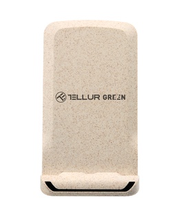  Tellur Green Qi wireless fast desk charger, 15W, Cream  Hover