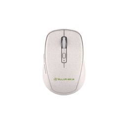 Pele Tellur Green Wireless Mouse Nano Reciever Creame