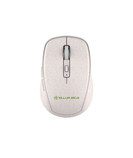 Pele Tellur Green Wireless Mouse Nano Reciever Creame  Hover