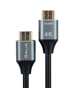  Tellur High Speed HDMI 2.0 cable, 4K 18Gbps plug-plug Ethernet gold-plated 1.5m black  Hover