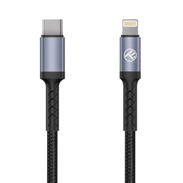  Tellur Lightning to Type-C Cable 3A PD30W 2m Nylon Black