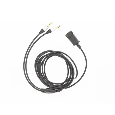  Tellur QD to 2 x Jack 3.5mm Adapter Cable 2.2m Black