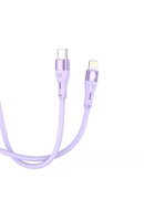  Tellur Silicone Type-C to Lightning Cable PD30W 1m Purple Hover