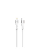  Tellur Silicone Type-C to Lightning Cable PD30W 1m White