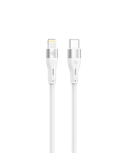  Tellur Silicone Type-C to Lightning Cable PD30W 1m White  Hover