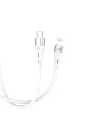  Tellur Silicone Type-C to Lightning Cable PD30W 1m White Hover