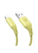  Tellur Silicone USB to Lightning Cable 3A 1m Yellow Hover