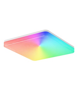  Tellur Smart WiFi Ceiling Light, RGB 24W, Square, White  Hover